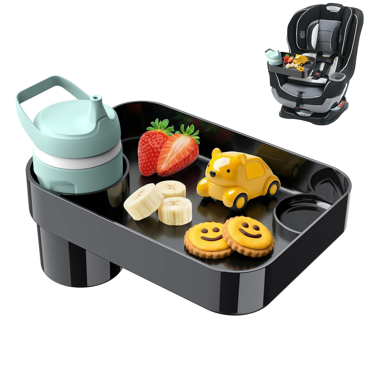 Universal Car Seat Snack Tray for Kids Travel