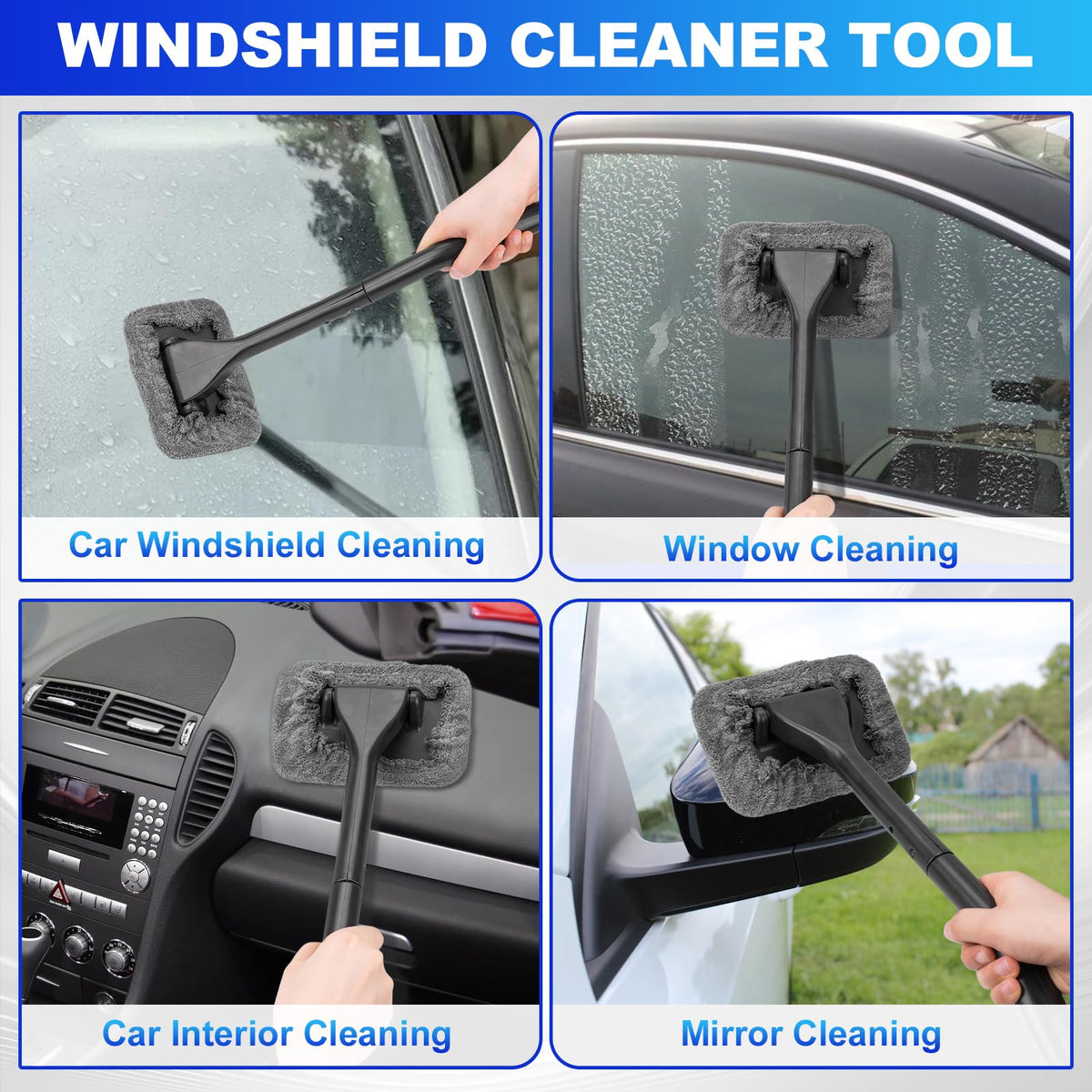 THINKWORK Car Wash Kit, Car Detailing Kit Interior Cleaner