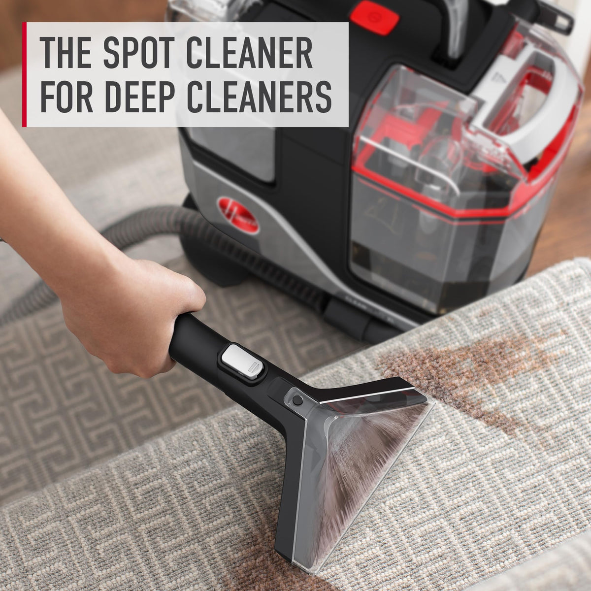 Hoover CleanSlate Plus Portable Carpet + Upholstery Spot Cleaner Machine