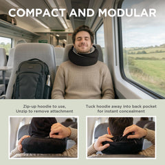 Adjustable Memory Foam Travel Neck Pillow for Sleeping