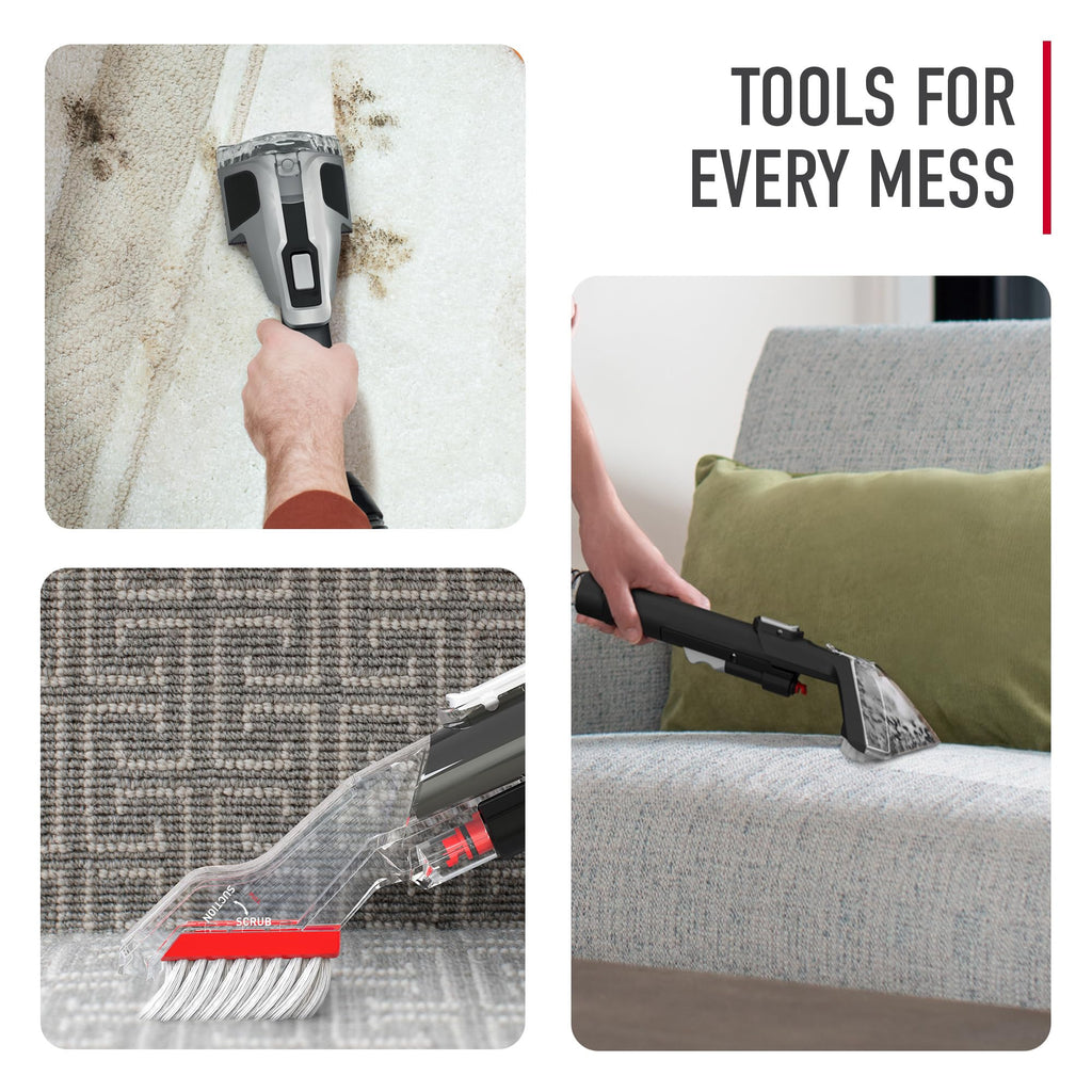 Hoover CleanSlate Plus Portable Carpet + Upholstery Spot Cleaner Machine