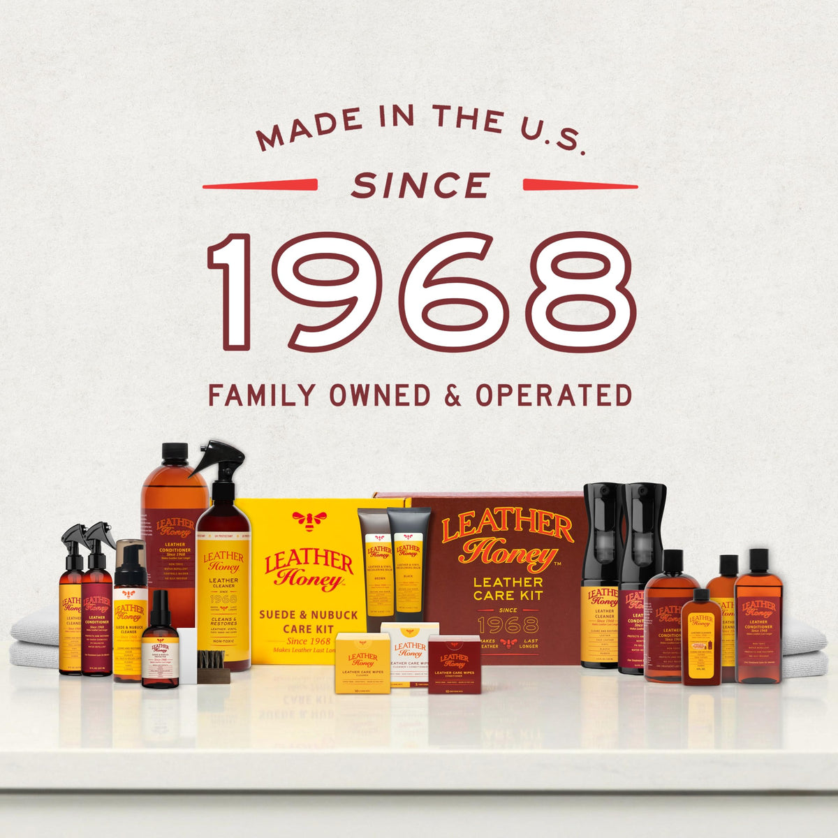 Leather Honey Complete Leather Care Kit – Non-Toxic, Made in USA