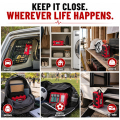 SURVIVAL 42-Piece Emergency Response First Aid Kit, Compact Everyday Kit